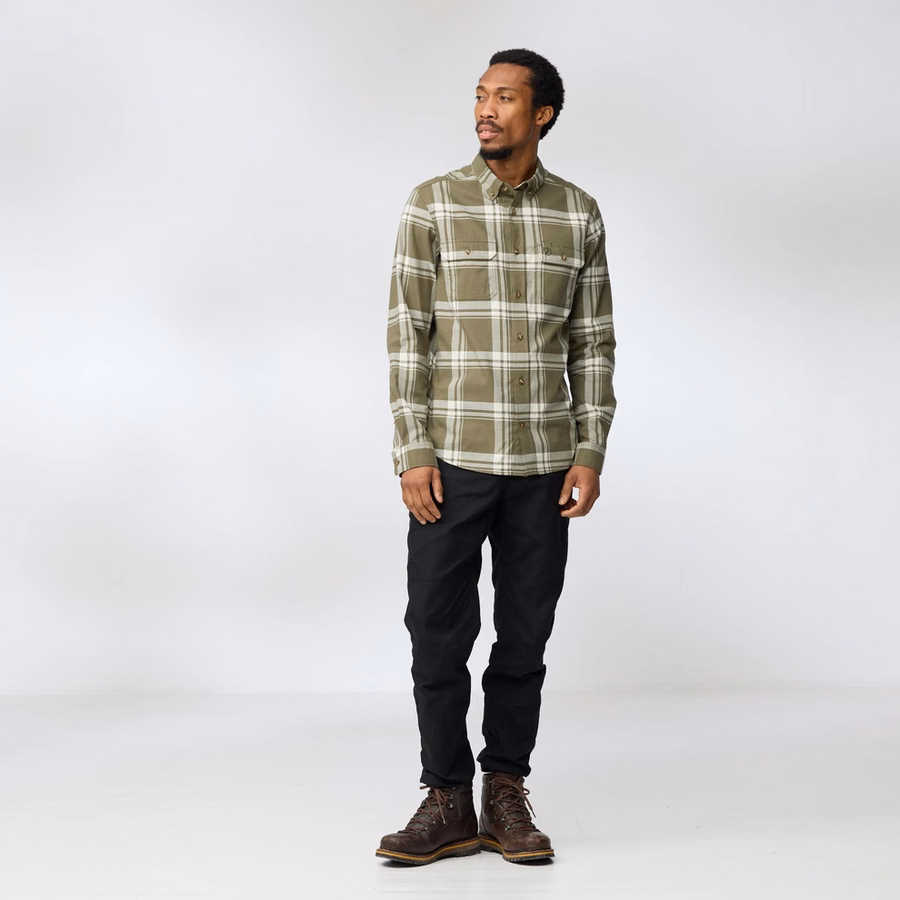 Herre Ovik Lite flannelskjorte