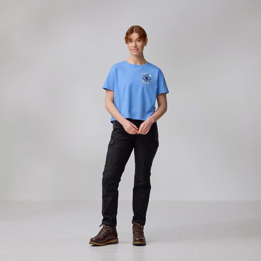 Kvinders Fjallblomster Logo TShirt